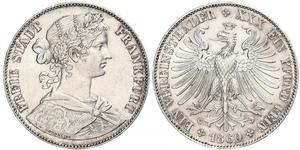 1 Thaler States of Germany / Deutschland Silber 