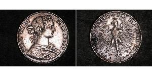 1 Thaler States of Germany / Deutschland Silber 