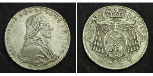 1 Thaler Österreich / Salzburg Silber Hieronymus von Colloredo (1732 - 1812)