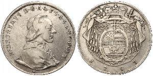 1 Thaler Österreich / Salzburg Silber Hieronymus von Colloredo (1732 - 1812)