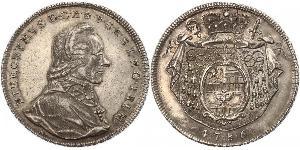 1 Thaler Österreich / Salzburg Silber Hieronymus von Colloredo (1732 - 1812)