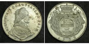 1 Thaler Österreich / Salzburg Silber Hieronymus von Colloredo (1732 - 1812)