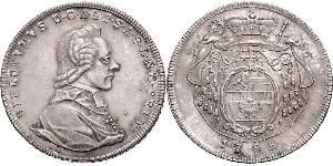 1 Thaler Österreich / Salzburg Silber Hieronymus von Colloredo (1732 - 1812)