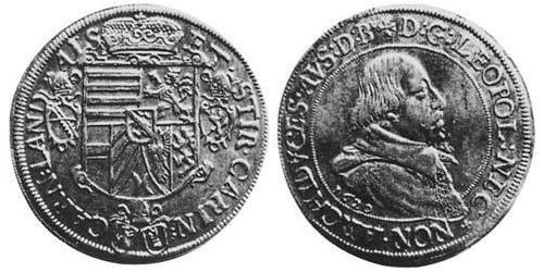 1 Thaler Alsace Silver Leopold V, Archduke of Austria (1586 – 1632)