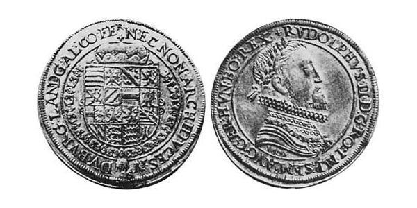 1 Thaler Alsace Silver Rudolf II, Holy Roman Emperor (1552 - 1612)