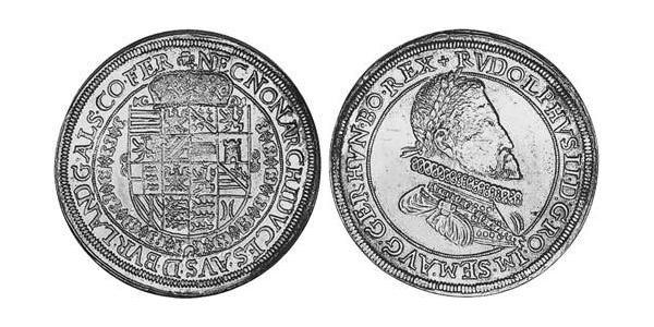 1 Thaler Alsace Silver Rudolf II, Holy Roman Emperor (1552 - 1612)