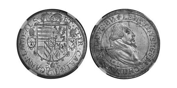 1 Thaler Alsace Silver Leopold V, Archduke of Austria (1586 – 1632)