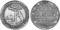 1 Thaler Anhalt-Bernburg (1603 - 1863) Silver Victor Amadeus, Prince of Anhalt-Bernburg (1634 – 1718)