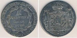 1 Thaler Anhalt-Bernburg (1603 - 1863) Silver Alexius Frederick Christian, Duke of Anhalt-Bernburg (1767 – 1834)