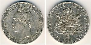 1 Thaler Anhalt-Dessau (1603 -1863) Silver Leopold IV, Duke of Anhalt (1794 – 1871)