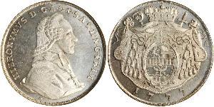 1 Thaler Austria  / Salzburg Silver Count Hieronymus von Colloredo (1732 - 1812)