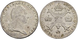 1 Thaler Austrian Empire (1804-1867) Silver Francis II, Holy Roman Emperor (1768 - 1835)