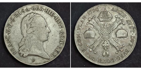 1 Thaler Austrian Empire (1804-1867) Silver Francis II, Holy Roman Emperor (1768 - 1835)