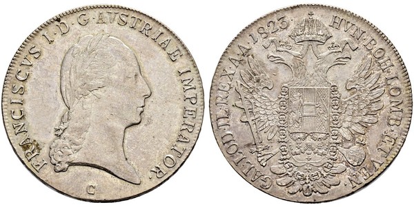 1 Thaler Austrian Empire (1804-1867) Silver Francis II, Holy Roman Emperor (1768 - 1835)