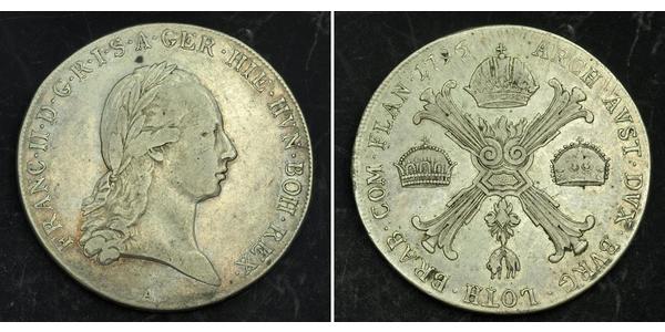 1 Thaler Austrian Empire (1804-1867) Silver Francis II, Holy Roman Emperor (1768 - 1835)