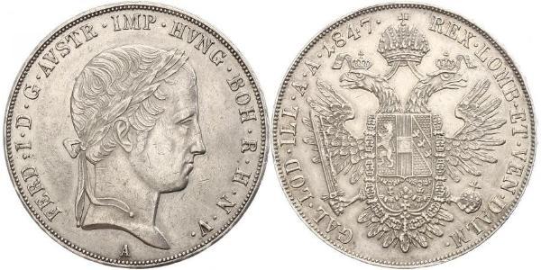1 Thaler Austrian Empire (1804-1867) Silver Ferdinand I of Austria (1793 - 1875)