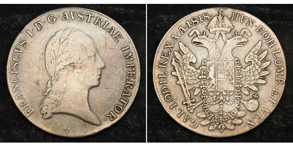 1 Thaler Austrian Empire (1804-1867) Silver Francis II, Holy Roman Emperor (1768 - 1835)