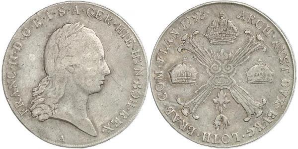 1 Thaler Austrian Empire (1804-1867) Silver Francis II, Holy Roman Emperor (1768 - 1835)
