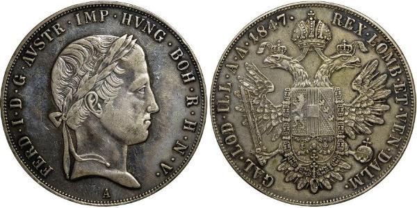 1 Thaler Austrian Empire (1804-1867) Silver Ferdinand I of Austria (1793 - 1875)