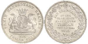 1 Thaler Bremen (state) Silver 