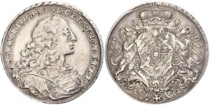 1 Thaler Electorate of Bavaria (1623 - 1806) Silver Maximilian III Joseph, Elector of Bavaria (1727 – 1777)