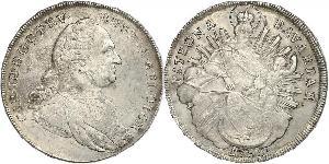 1 Thaler Electorate of Bavaria (1623 - 1806) Silver Charles Theodore, Elector of Bavaria (1724 - 1799)