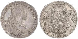 1 Thaler Electorate of Bavaria (1623 - 1806) Silver Maximilian III Joseph, Elector of Bavaria (1727 – 1777)