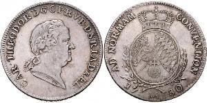 1 Thaler Electorate of Bavaria (1623 - 1806) Silver 