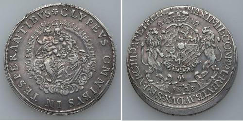 1 Thaler Electorate of Bavaria (1623 - 1806) Silver Maximilian I, Elector of Bavaria (1573 – 1651)