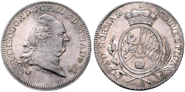 1 Thaler Electorate of Bavaria (1623 - 1806) Silver 