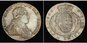 1 Thaler Electorate of Saxony (1356 - 1806) Silver Frederick Augustus I of Saxony