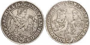 1 Thaler Electorate of Saxony (1356 - 1806) Silver Christian II, Elector of Saxony