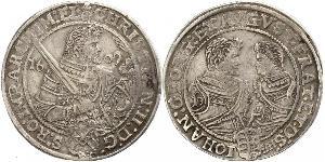 1 Thaler Electorate of Saxony (1356 - 1806) Silver Christian II, Elector of Saxony