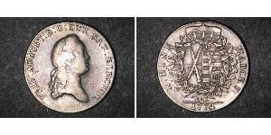 1 Thaler Electorate of Saxony (1356 - 1806) Silver Augustus II the Strong (1670 - 1733)