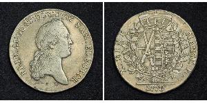 1 Thaler Electorate of Saxony (1356 - 1806) Silver Augustus II the Strong (1670 - 1733)