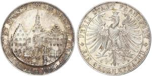 1 Thaler Free City of Frankfurt Silver 