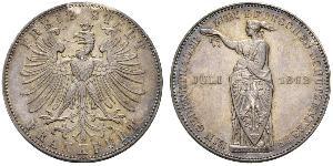 1 Thaler Free City of Frankfurt Silver 