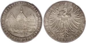 1 Thaler Free City of Frankfurt Silver 