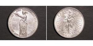 1 Thaler Free City of Frankfurt Silver 