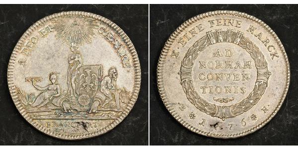 1 Thaler Free City of Frankfurt Silver 