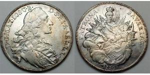 1 Thaler Germany Silver Maximilian III Joseph, Elector of Bavaria (1727 – 1777)