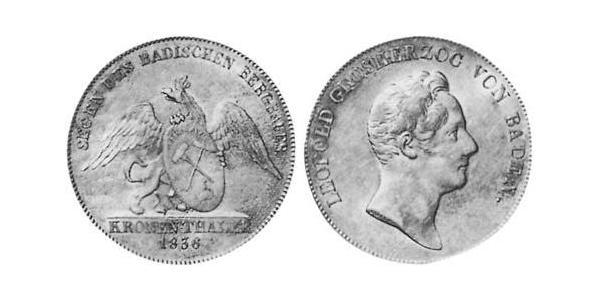 1 Thaler Grand Duchy of Baden (1806-1918) Silver 