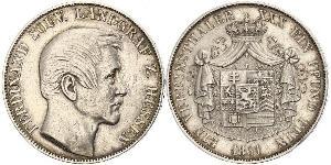 1 Thaler Grand Duchy of Hesse (1806 - 1918) Silver Ferdinand, Landgrave of Hesse-Homburg