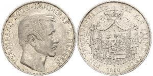 1 Thaler Grand Duchy of Hesse (1806 - 1918) Silver Ferdinand, Landgrave of Hesse-Homburg