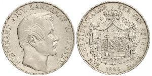 1 Thaler Grand Duchy of Hesse (1806 - 1918) Silver Ferdinand, Landgrave of Hesse-Homburg