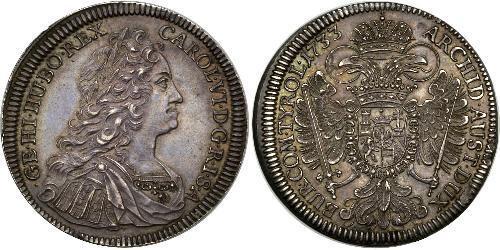 1 Thaler Habsburg Empire (1526-1804) Silver Charles VI, Holy Roman Emperor (1685-1740)