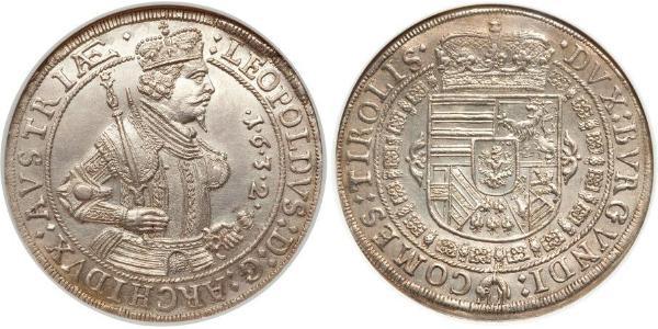 1 Thaler Habsburg Empire (1526-1804) Silver Leopold V, Archduke of Austria (1586 – 1632)