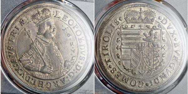 1 Thaler Habsburg Empire (1526-1804) Silver Leopold V, Archduke of Austria (1586 – 1632)