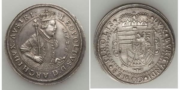 1 Thaler Habsburg Empire (1526-1804) Silver Leopold V, Archduke of Austria (1586 – 1632)