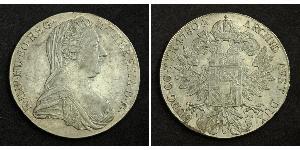 1 Thaler Habsburg Empire (1526-1804) / Austria  Silver Maria Theresa of Austria (1717 - 1780)